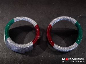 Alfa Romeo Stelvio Interior Air Vent Cover Trim Kit - Carbon Fiber - Front Only - set of 2 - Italian Theme - Feroce Carbon Alfa Romeo Stelvio Interior Air Vent Cover Trim Kit - Carbon Fiber - Front Only - set of 2 - Italian Theme - Feroce Carbon